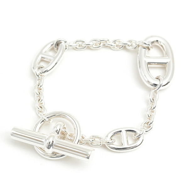HERMES Silver Charm Bracelet - Picture 1 of 7